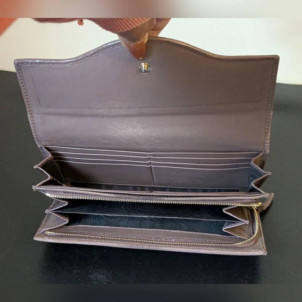 Gucci Guccissima Emboss Signature Continental Interlocking GG Emblem Wallet COA - Picture 10 of 17